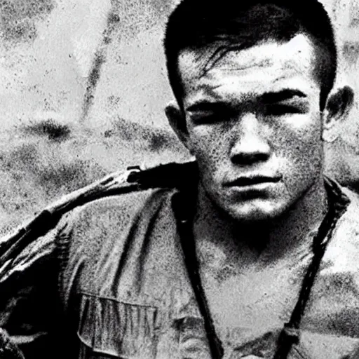 Image similar to colby covington in the vietnam war