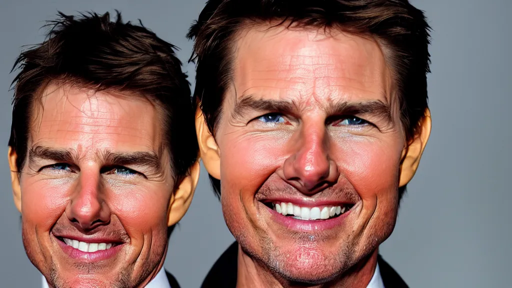 Image similar to A studio photo of Tom Cruise; the most beautiful photo in the world; extraordinary masterpiece; 8k