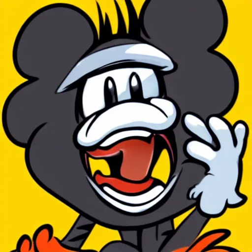 Image similar to funny character design, goofy silly, graphic art