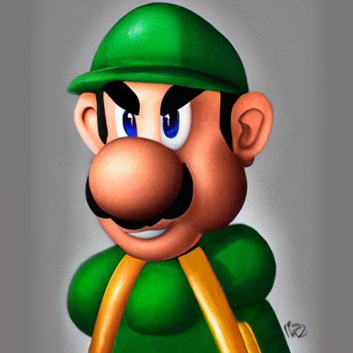 Image similar to elaborate portrait of luigi, the 3 rd