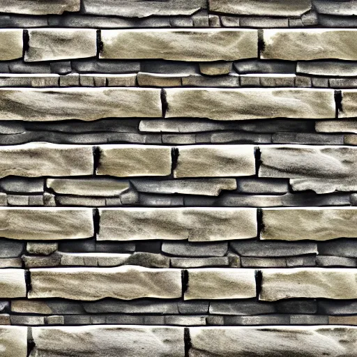 Image similar to a painterly stylized stone cladding texture