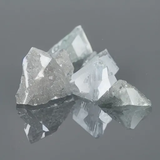 Prompt: quartz crystals stibnite