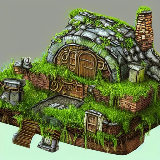 Image similar to fungal building, realistic, detailed,