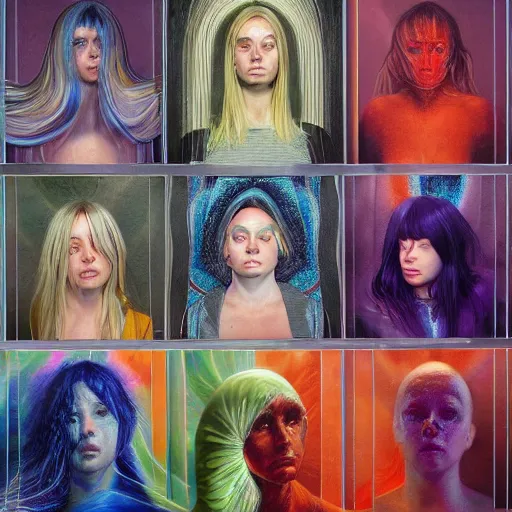 Image similar to Billie Eilish, by Mark Brooks, by Donato Giancola, by Victor Nizovtsev, by Gabriel Dawe, by Vanessa Beecroft
