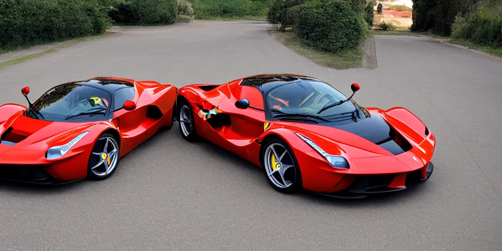 Image similar to “1970s Ferrari LaFerrari”