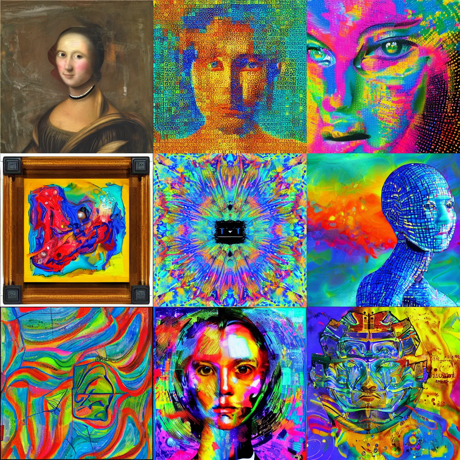 Prompt: < art masterpiece created - by - ai > in support of open source artificial intelligence < / art >