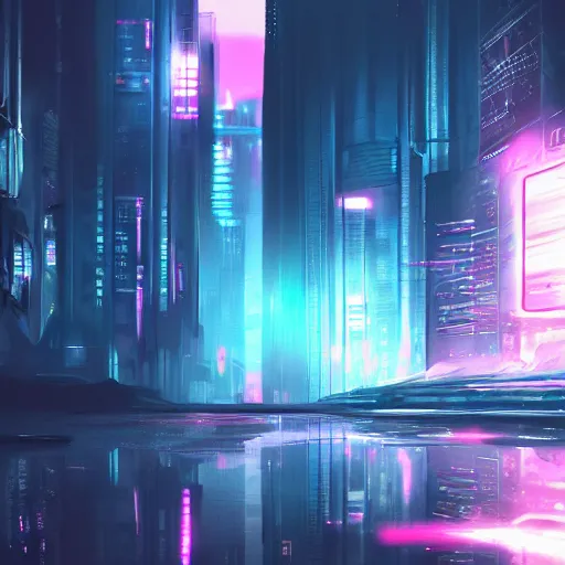 desktop wallpaper, cyberpunk, pastel, videogame