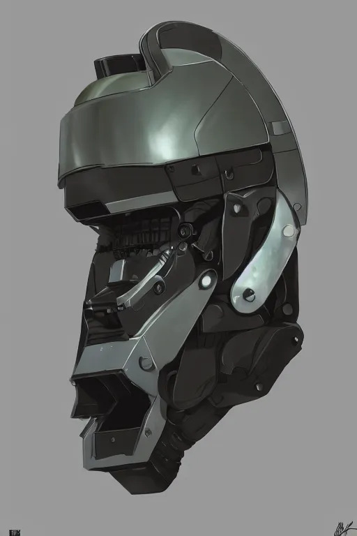 Image similar to robot ninja mask helmet metal gear solid training suit swat commando, aesthetic octane render, 8 k hd resolution, by ilya kuvshinov and cushart krentz and gilleard james, by carl warner and jim woodring, trending on artstation : 1. 5, sweet joy harmony color scheme