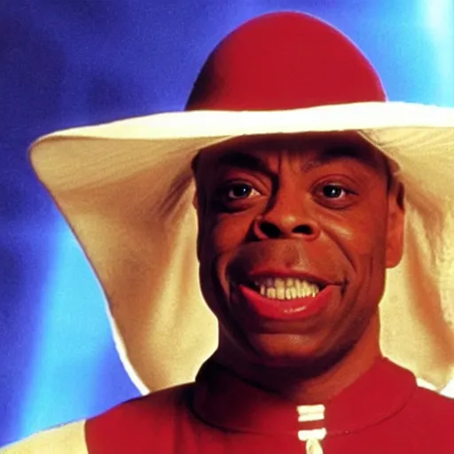 Image similar to movie still of Michael Winslow starring as Balrog in the 2026 live action street fighter movie