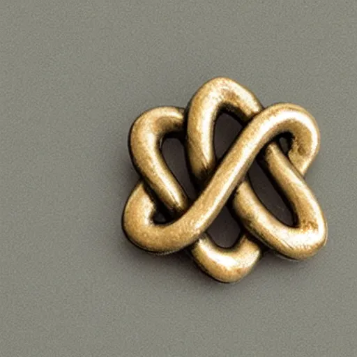 Image similar to a trefoil knot