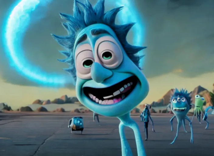 Image similar to film still of rick sanchez in the new pixar scifi movie 4 k,,,,,,,,,,,,,,,,,,,,,,,,,,,,,,,,,,,,,,,,,,,,,,,, aliens