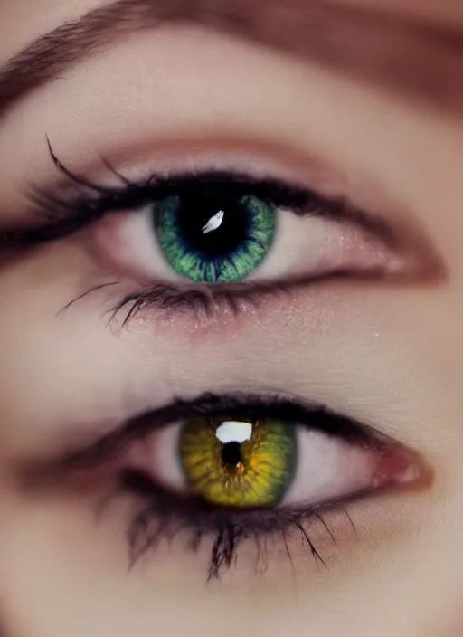 Image similar to portrait of a stunningly beautiful eye,.