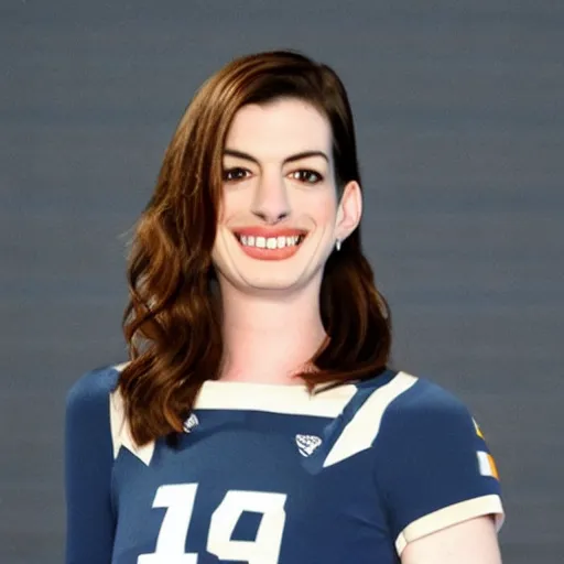 Image similar to anne hathaway as a volleyball