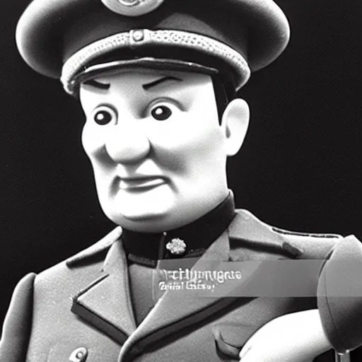 Image similar to herman goering in postman pat, bbc