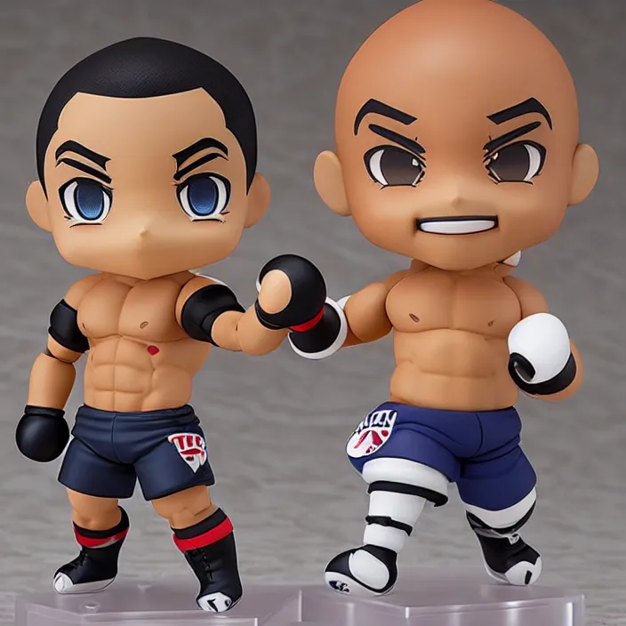 Prompt: mike tyson, an anime nendoroid of mike tyson, figurine, detailed product photo