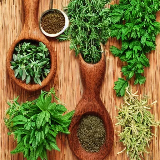 Image similar to god is made of herbs