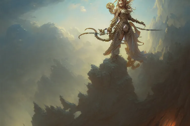 Image similar to an angel knight, jesper ejsing, james jean, justin gerard, tomasz alen kopera, cgsociety, fenghua zhong, makoto shinkai, octane render, highly detailed, rim light, art, cinematic lighting, very coherent, hyper realism, high detail, 8 k, atmospheric