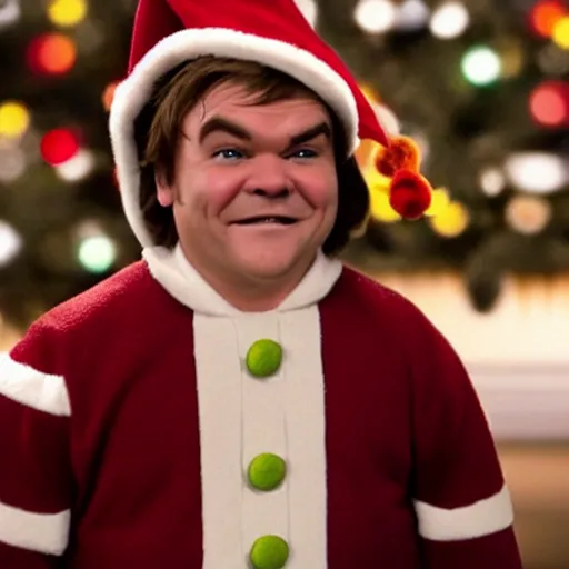 Image similar to jack black as buddy the elf