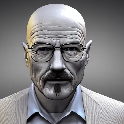 Prompt: walter white as goofy, 3 d render