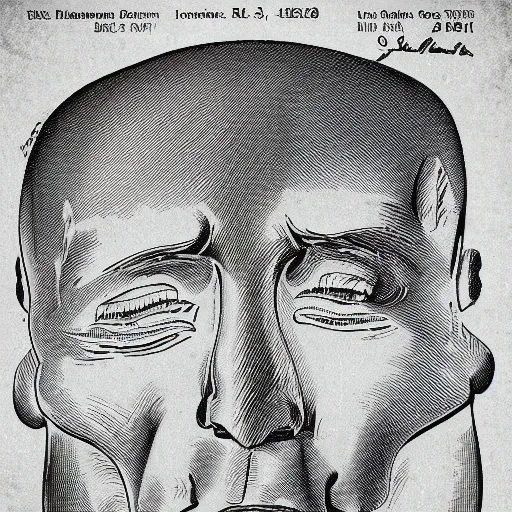 Image similar to US patent of Dwayne Johnson 's head