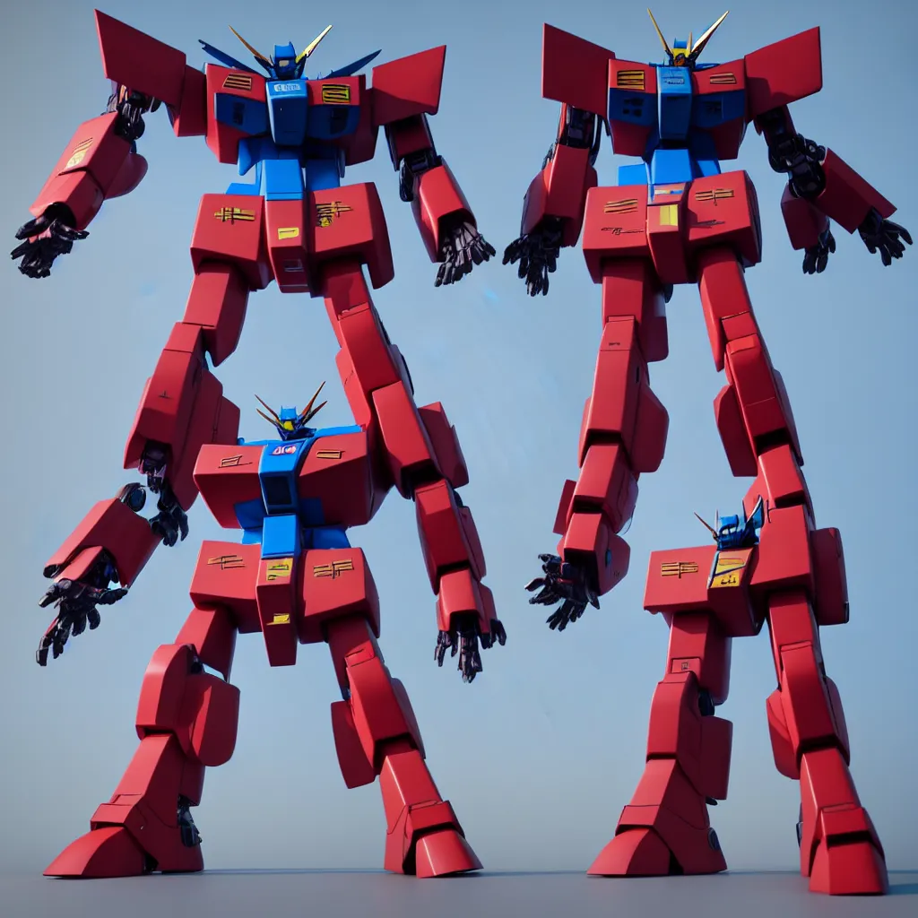 Prompt: 1 : 1 bill gates giant robot gundam, cinematic lighting, 4 k highly detailed render, cinema 4 d