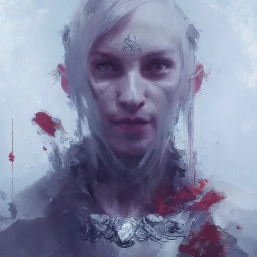 Image similar to the necromancer by ruan jia, portrait