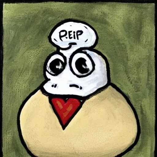 Prompt: pepe as potato