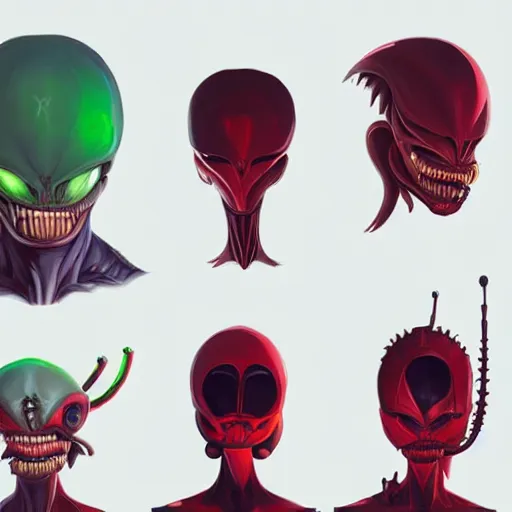 Image similar to face icon stylized minimalist xenomorphs, loftis, cory behance hd by jesper ejsing, by rhads, makoto shinkai and lois van baarle, ilya kuvshinov, rossdraws global illumination