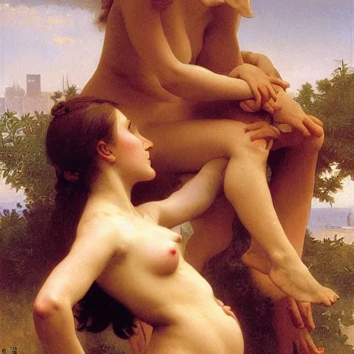 Prompt: isometric art by Bouguereau