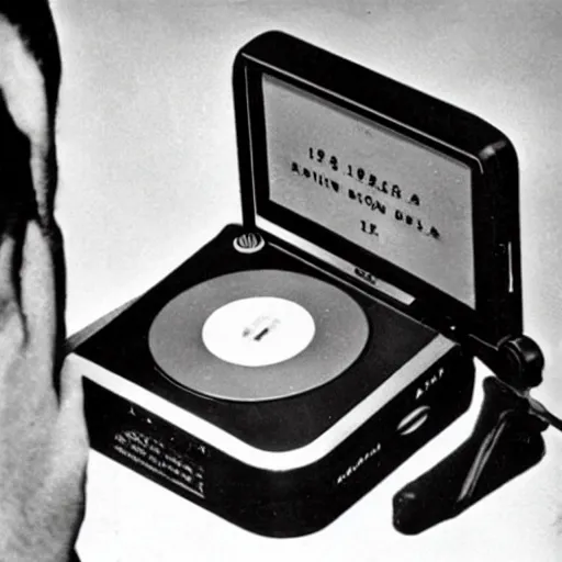 Prompt: a photo of an iPod manufactured in the 1940s, 1945