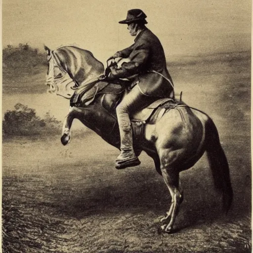 Prompt: boris jonson riding a horse