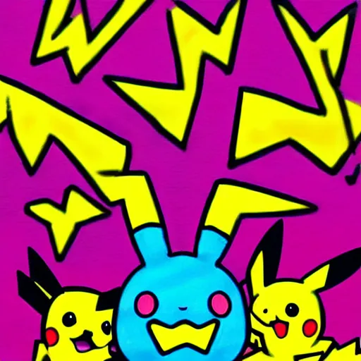 Image similar to cute pikachu artwork