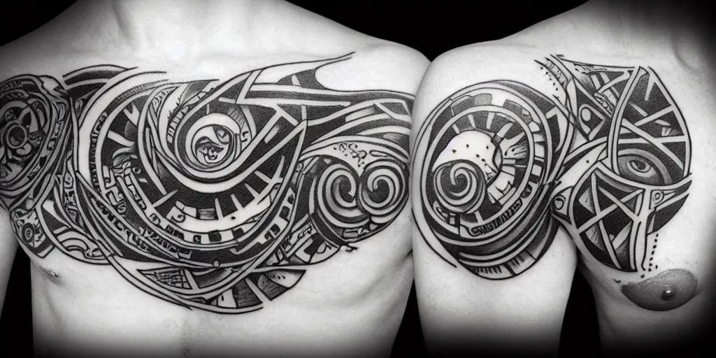 Large Tribal Armband Eye Lion Dragon Temporary Tattoos Women - Temu