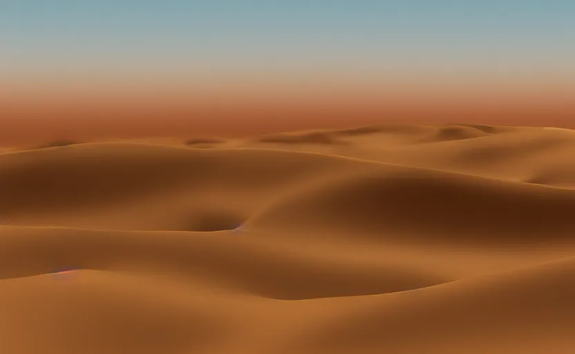 Image similar to a matte painting of desert dunes with blue light falling on them, trending on artstation