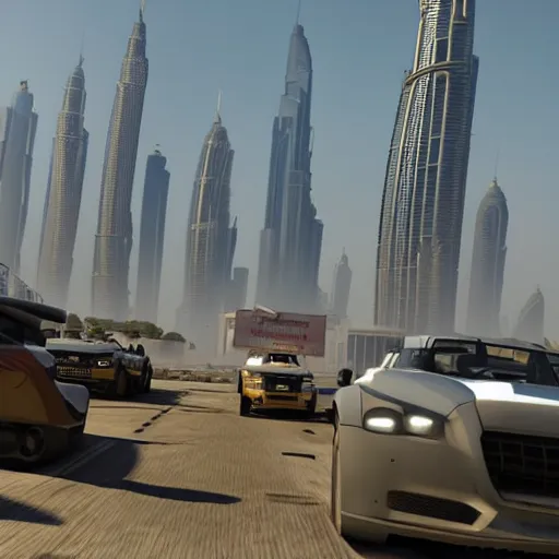 Image similar to gta : dubai, by weta