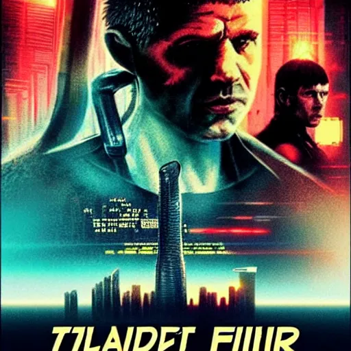 Prompt: “Blade Runner poster with Bored Ape NFTs on the cover instead of people”