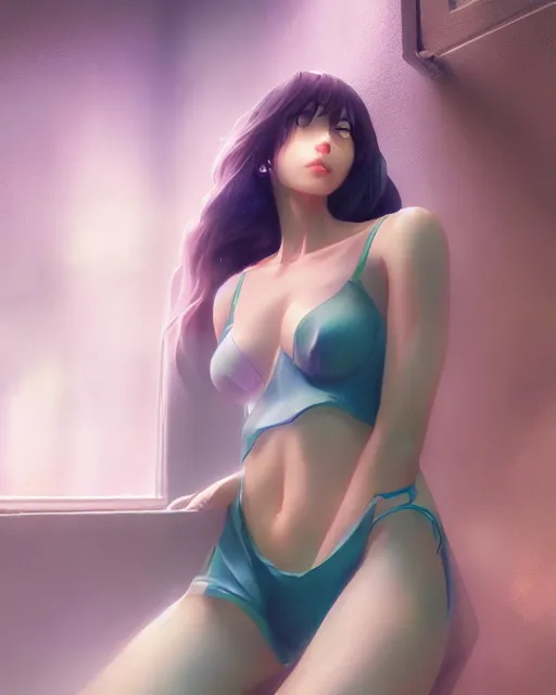 Prompt: ivy goddess, ambient lighting, detailed body, by makoto shinkai, stanley artgerm lau, wlop, rossdraws