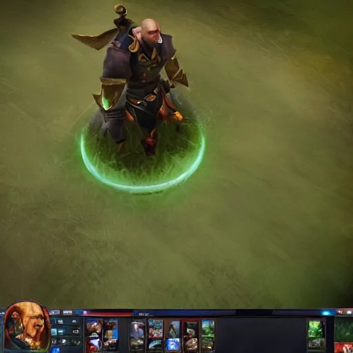 Prompt: joe biden as a character in dota 2, screenshot from dota 2, HD