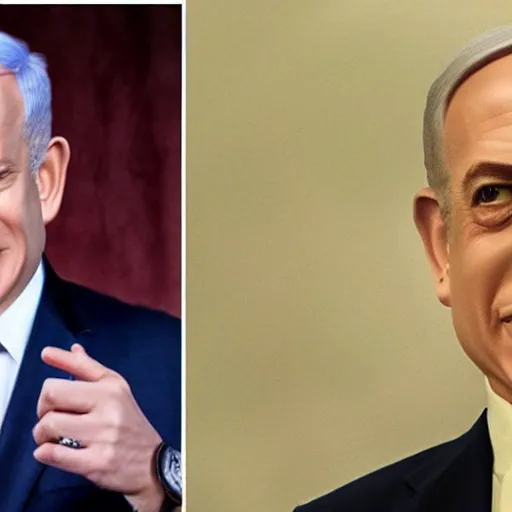 Image similar to benjamin netanyahu as disney princess