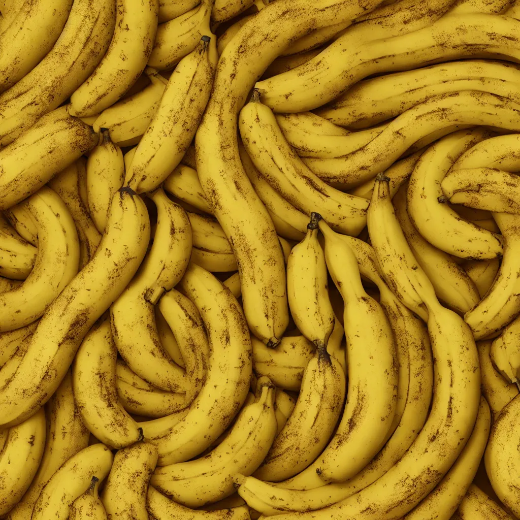 Prompt: seamless banana texture art, 4k