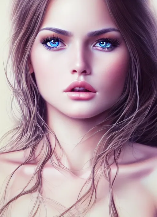 Prompt: a gorgeous female photo, professionally retouched, realistic, 1 0 0 0 0 0 strands of hair, smooth face, perfect eyes, symmetrical, full body shot, wide angle, sharp focus on eyes, 8 k high definition, insanely detailed, intricate, elegant, art by artgerm