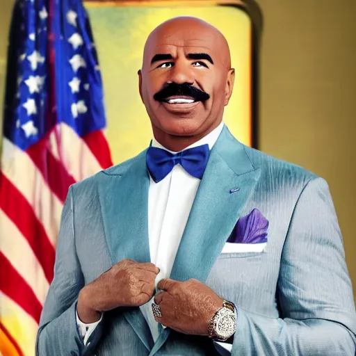 Image similar to steve harvey staring in an ad for nuclear disengagement