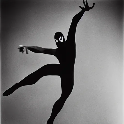 Prompt: spiderman by yousuf karsh