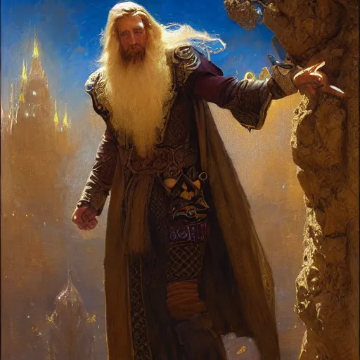 Image similar to a wizard that can control time, highly detailed painting by gaston bussiere, craig mullins, j. c. leyendecker, 8 k