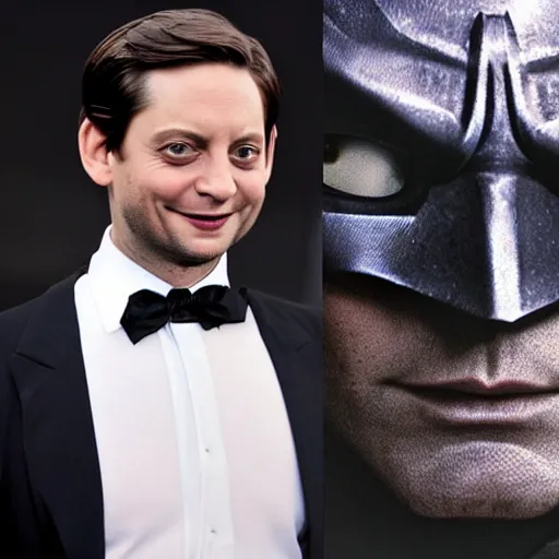 Image similar to Tobey Maguire as Batman