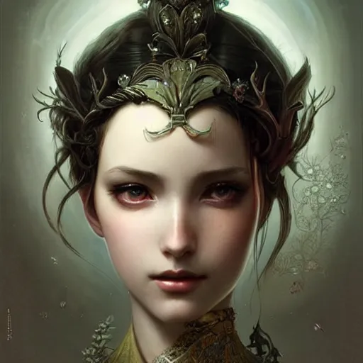 Image similar to aerith gainsborough, intricate, elegant, highly detailed, smooth, sharp focus, award - winning, masterpiece, in the style of tom bagshaw, cedric peyravernay, peter mohrbacher, pinterest