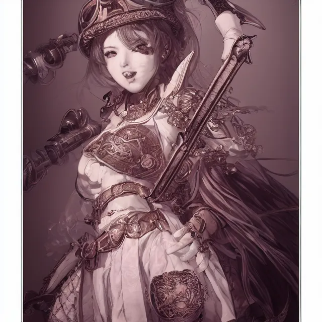 Image similar to studio portrait of neutral good colorful female cleric bard healer as absurdly beautiful, elegant, young skinny gravure idol, ultrafine hyperdetailed face illustration by kim jung gi, irakli nadar, intricate linework, sharp focus, bright colors, octopath traveler, final fantasy, unreal engine highly rendered, global illumination, radiant light, detailed and intricate environment