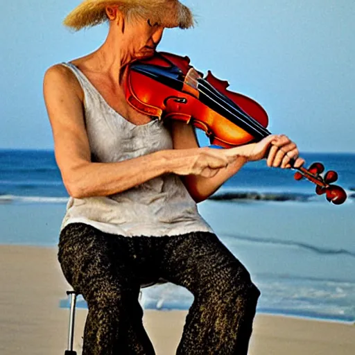 Image similar to violinist beach annie lebovitz photography artistic