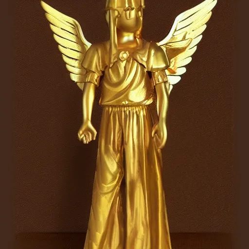 Image similar to angel with golden armor