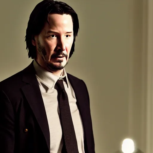 Prompt: Keanu reeves as eleventh doctor who